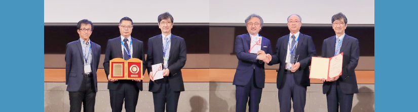 第49回日本毒性学会学術年会　左から学会賞、学会貢献賞　受賞者