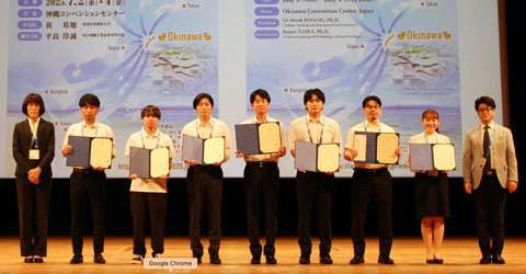 学生ポスター発表賞表彰式(2025年7月4日)