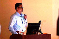 年会長招待講演1:Khaled Hossain 先生<br>「Association of chronic arsenic exposure with the risk of diabetes and characteristic features of asthma」