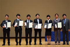 優秀研究発表表彰式(2015年7月1日)